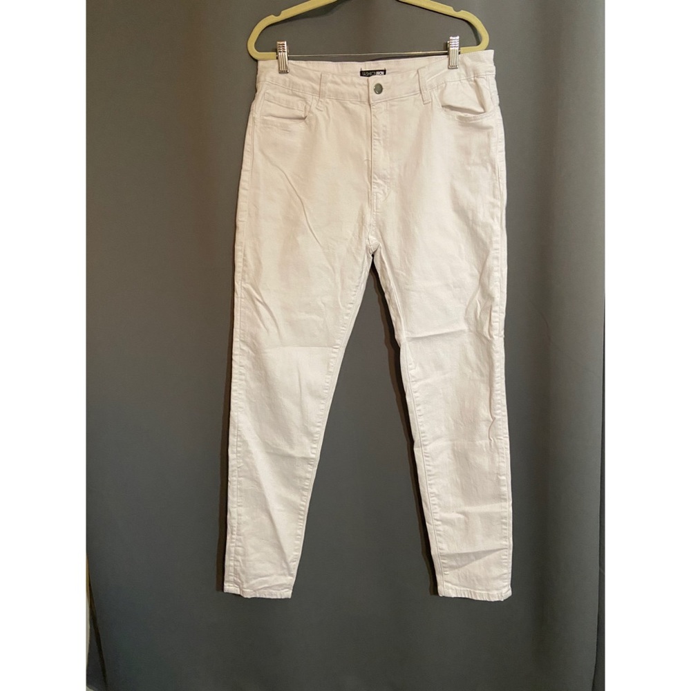 Fashion Nova| High Waist Skinny Jeans | White